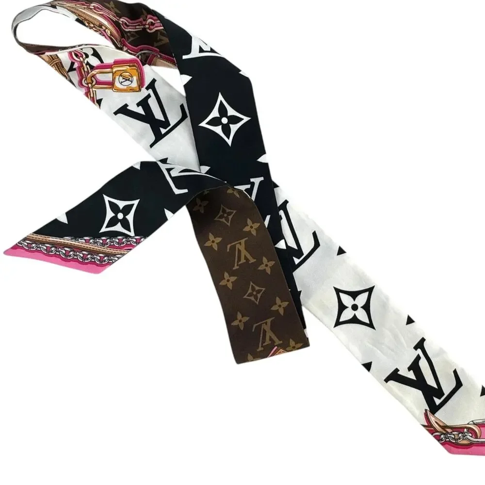 Louis Vuitton Monogram Silk Twilly